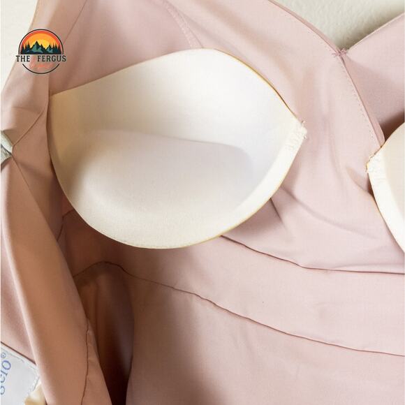 CHIFFON ALFRED ANGELO LOVES FIRST BLUSH Halter Neckline Sweetheart Dress Size 14 - Picture 14 of 16